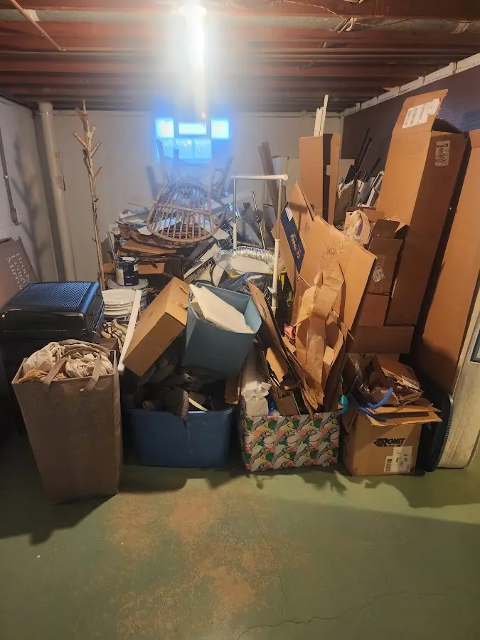 Roll-off dumpster container at job site for 40 Yard Dumpster Rental in Mansfield